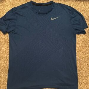 Blue Nike Dri Fit Tee Shirt